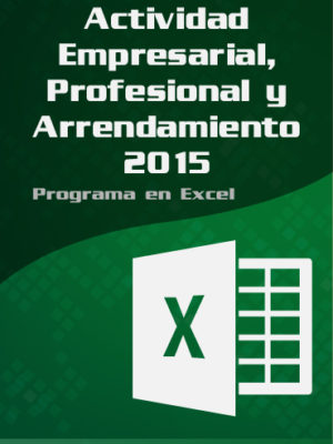 Actividad Empresarial, Profesional y Arrendamiento 2015