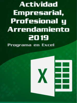 Programa Contable Actividad Empresarial, Profesional y Arrendamiento 2019