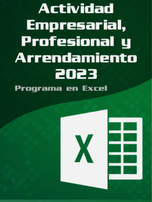 Programa Contable Actividad Empresarial, Profesional y Arrendamiento (AEPA) 2023